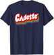 Girls Cadette retro troop | Scouting T-Shirt - T-Shirt | Navy