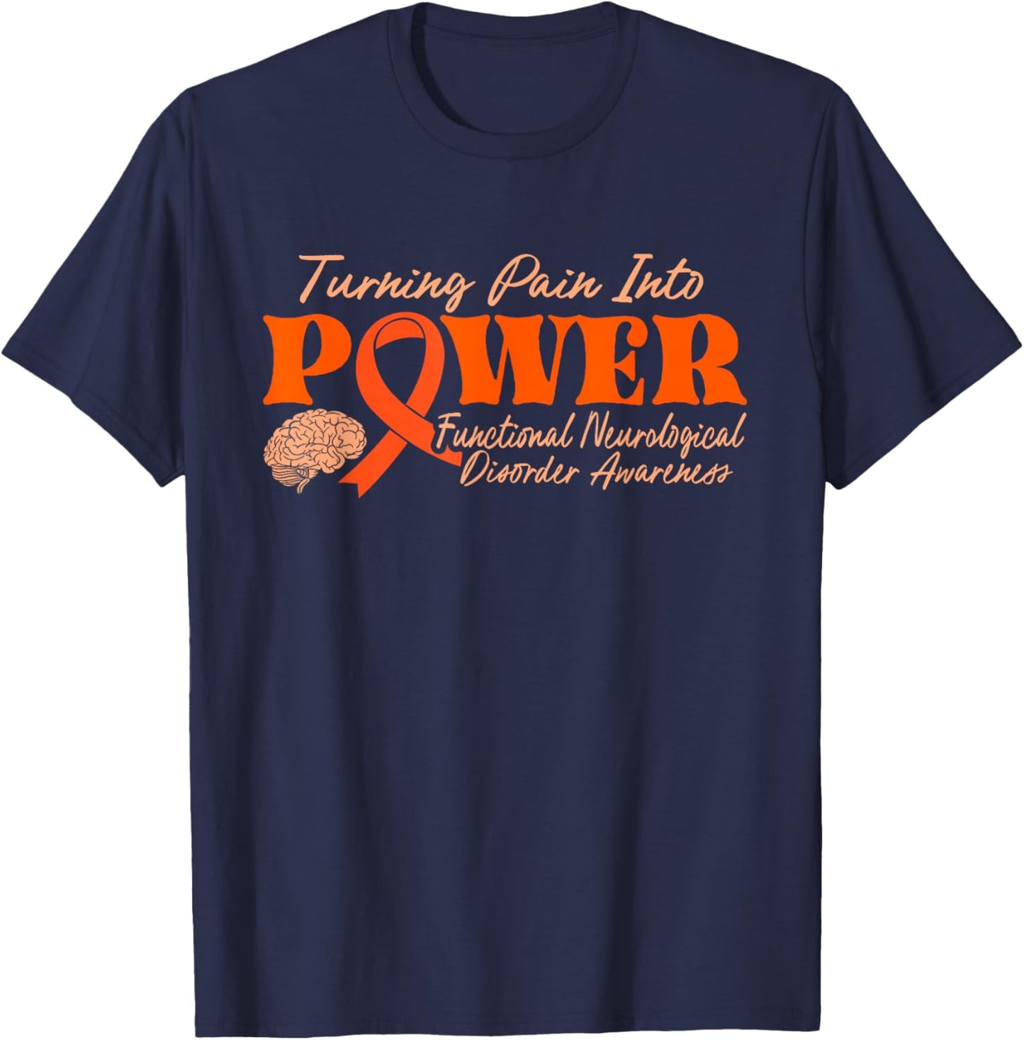 Functional Neurological Disorder Awareness T-Shirt - T-Shirt | Navy