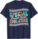 Retro Special Education Squad Groovy Dream Team SPED Teacher T-Shirt - T-Shirt | Navy