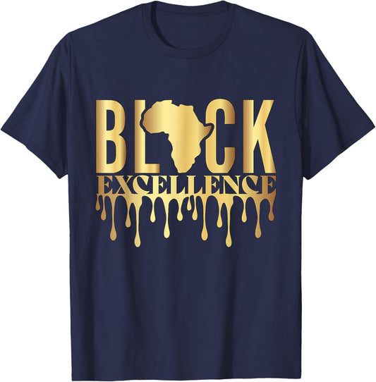 Black Excellence T-Shirt - T-Shirt | Navy