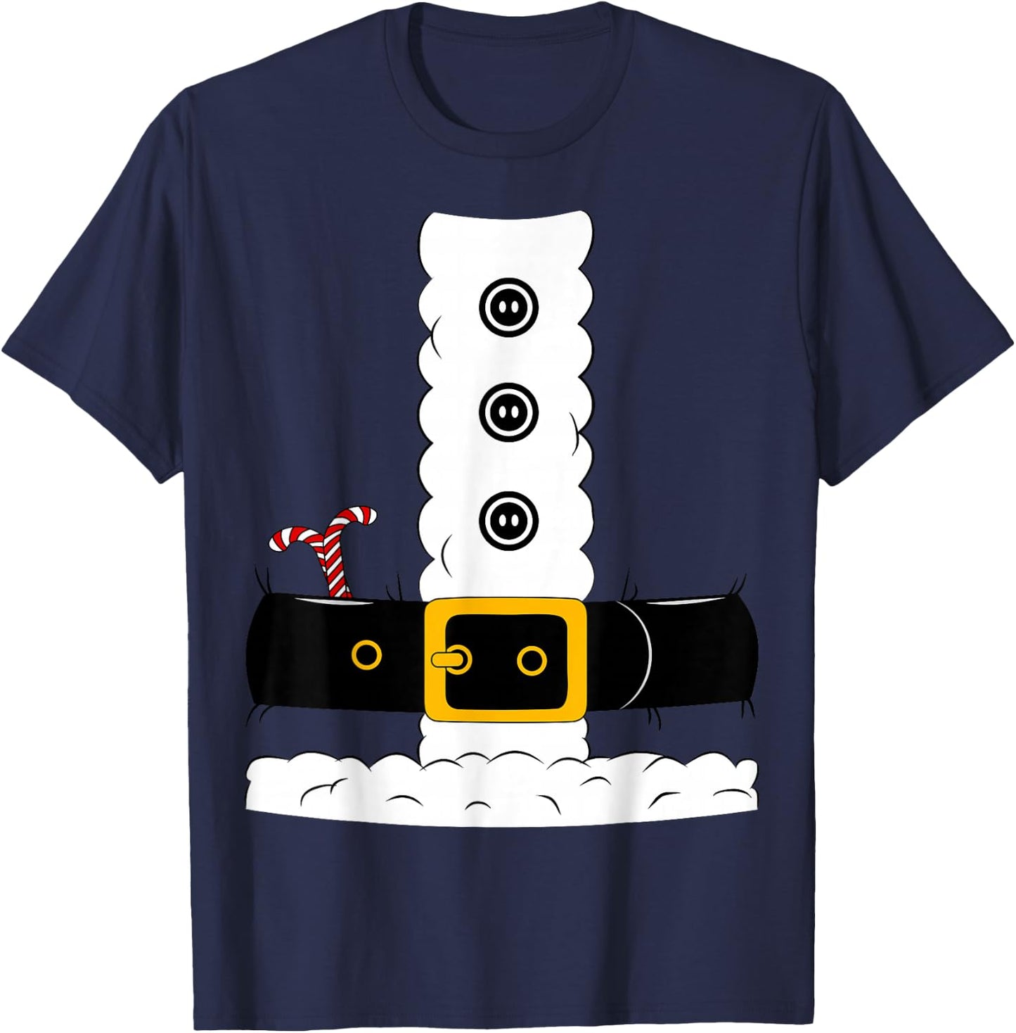 Christmas Santa Claus Suit Adult Men Women Kids Gift T-Shirt - T-Shirt | Navy