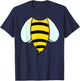 Bee Halloween Costume - Cute Bumblebee Insect Outfit T-Shirt - T-Shirt | Navy