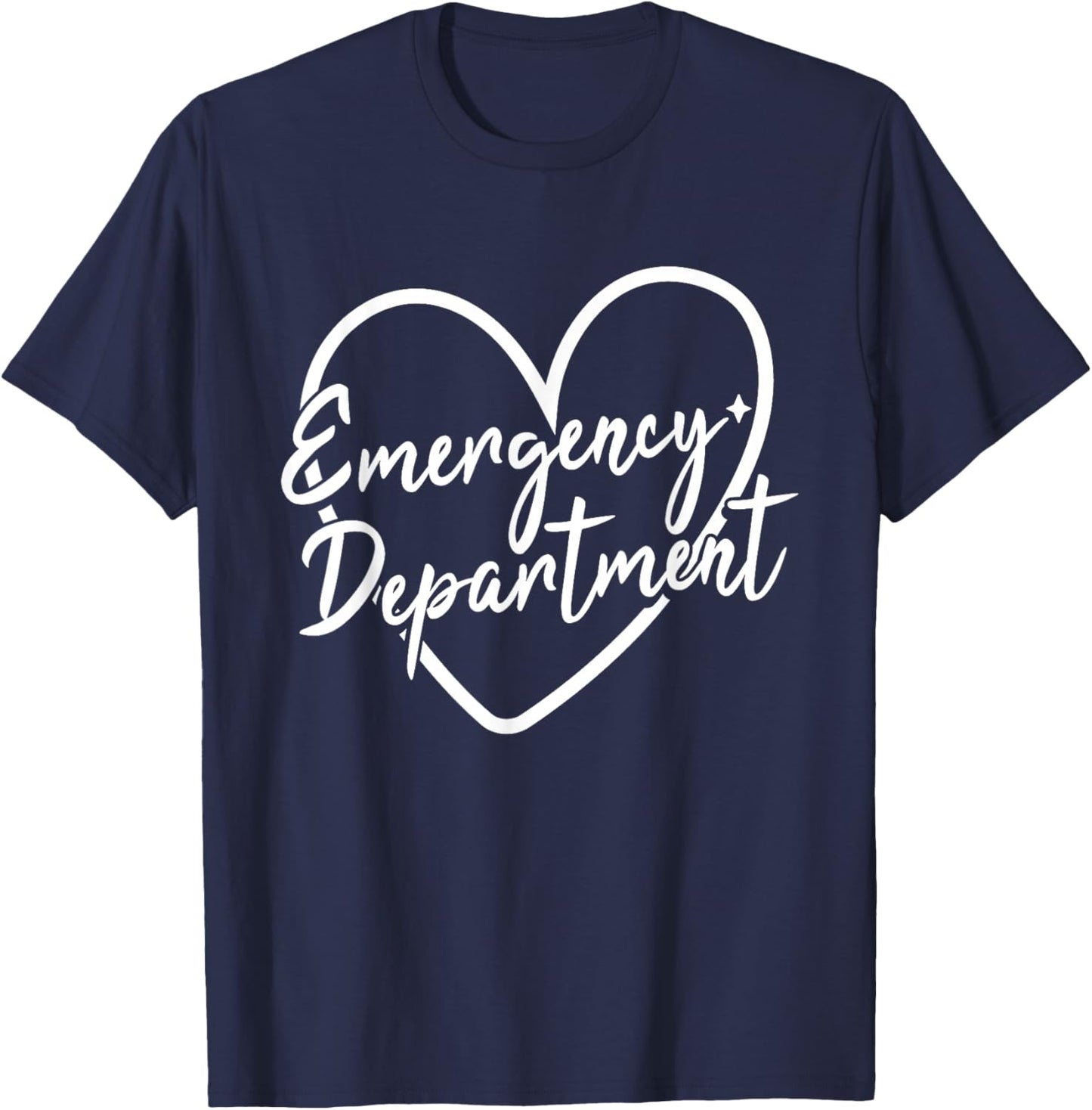 Emergency Department Emergency Room Healthcare Nursing T-Shirt - T-Shirt | Navy
