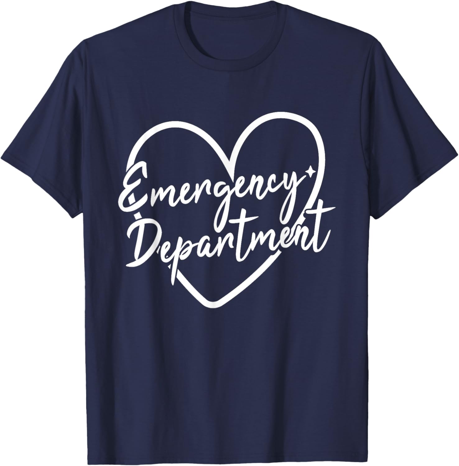 Emergency Department Emergency Room Healthcare Nursing T-Shirt - T-Shirt | Navy