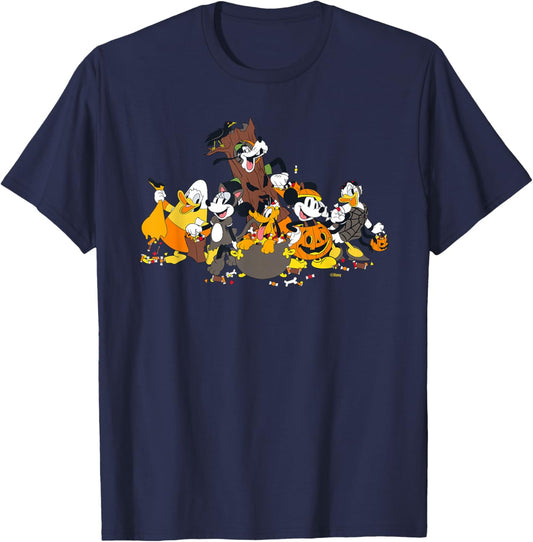 Disney Mickey Mouse and Friends Spooky Halloween Costumes T-Shirt - T-Shirt | Navy