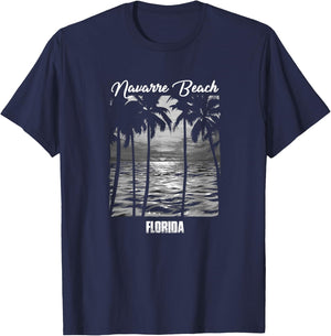Navarre Beach Souvenir - Florida Reminder T-Shirt - T-Shirt | Navy