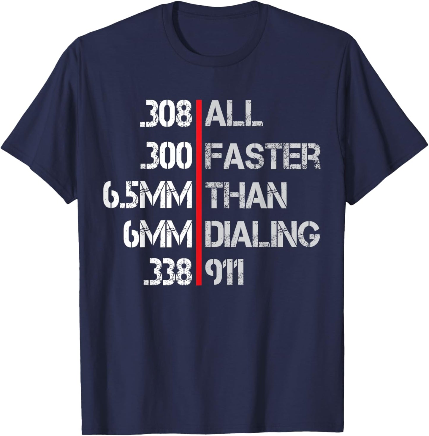 Long Range Shooting Marksman Precision Rifle Shooter T-Shirt - T-Shirt | Navy