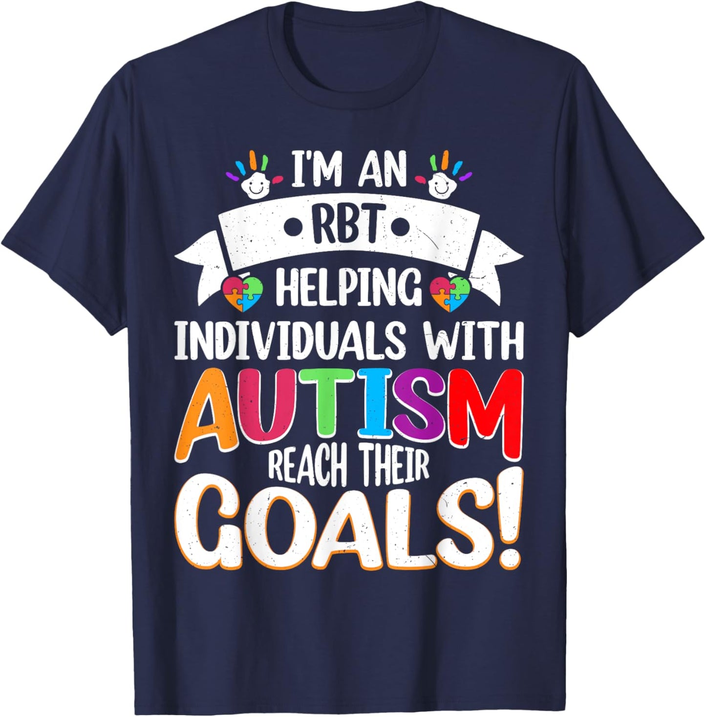 Behavior Analyst Teacher Squad Autism Therapists RBT Women T-Shirt - T-Shirt | Navy