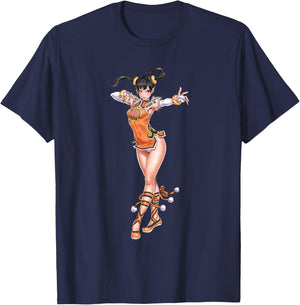 Bandai Namco Entertainment Inc. TEKKEN7 XIAOYU 004 , Small, Black T-Shirt - T-Shirt | Navy