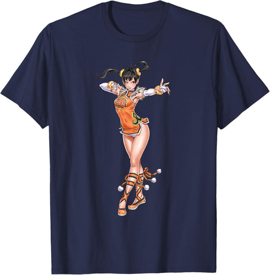 Bandai Namco Entertainment Inc. TEKKEN7 XIAOYU 004 , Small, Black T-Shirt - T-Shirt | Navy