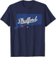Stratford Connecticut CT Map T-Shirt - T-Shirt | Navy