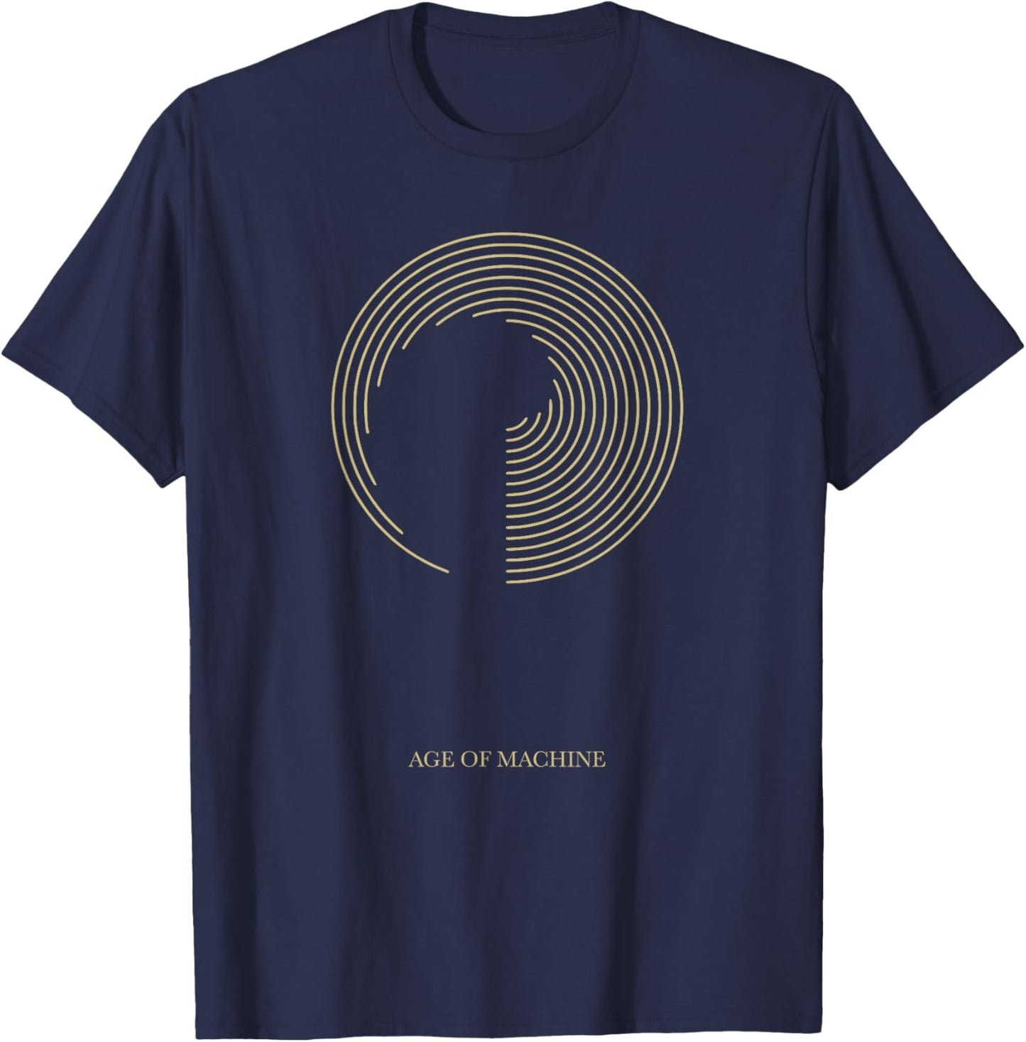 Official Greta Van Fleet Age of Machine Black T-Shirt - T-Shirt | Navy