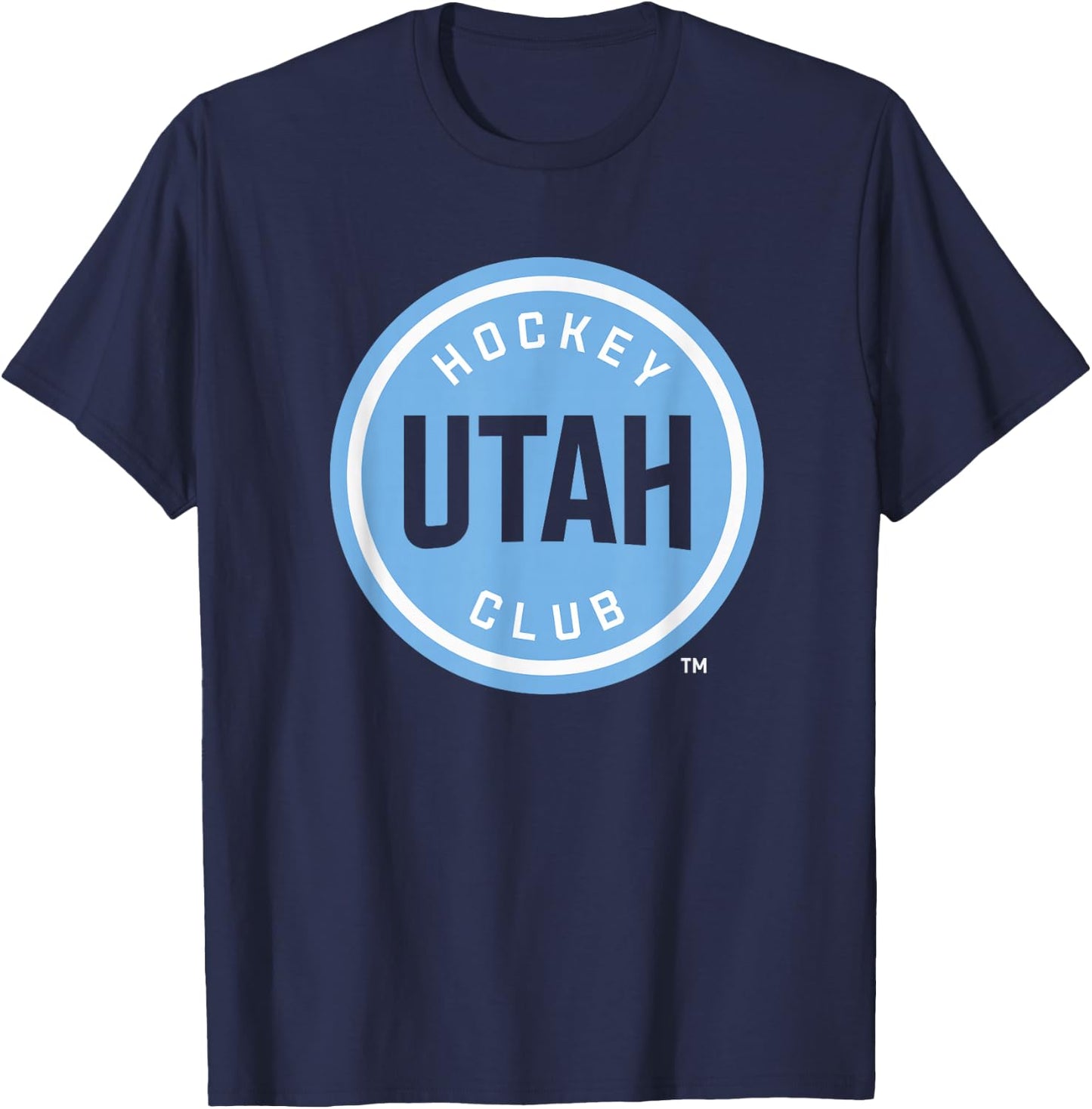 Utah Hockey Club Icon Black Officially Licensed T-Shirt - T-Shirt | Navy