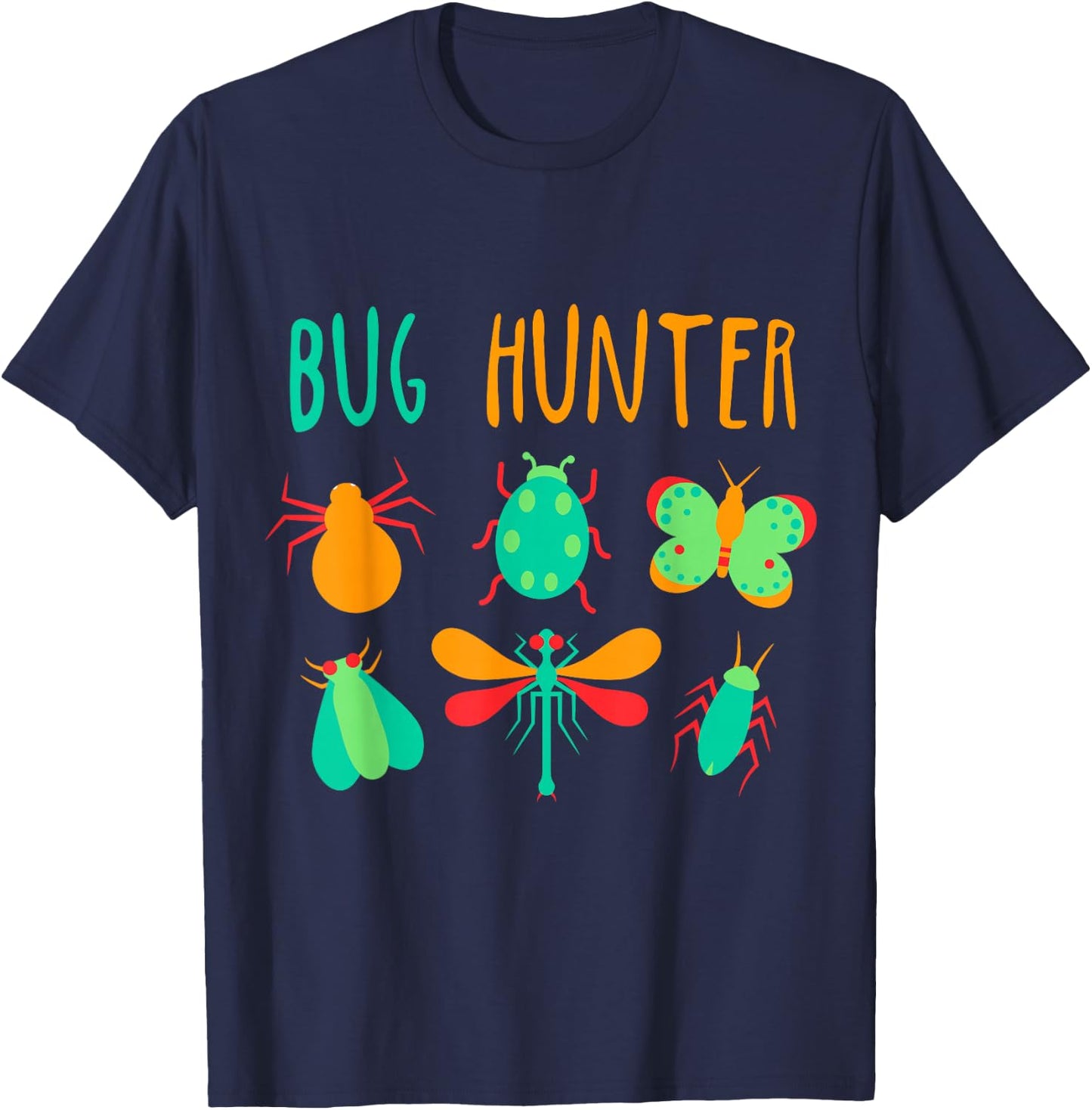 Bug Hunter Insect Lover Gift Kids - Boys & Girls T-Shirt - T-Shirt | Navy