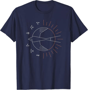 Swallow The Sun Bird T-Shirt - T-Shirt | Navy