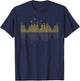 Bird Outdoors Forest Nature Trees Wildlife Reflection Forest T-Shirt - T-Shirt | Navy