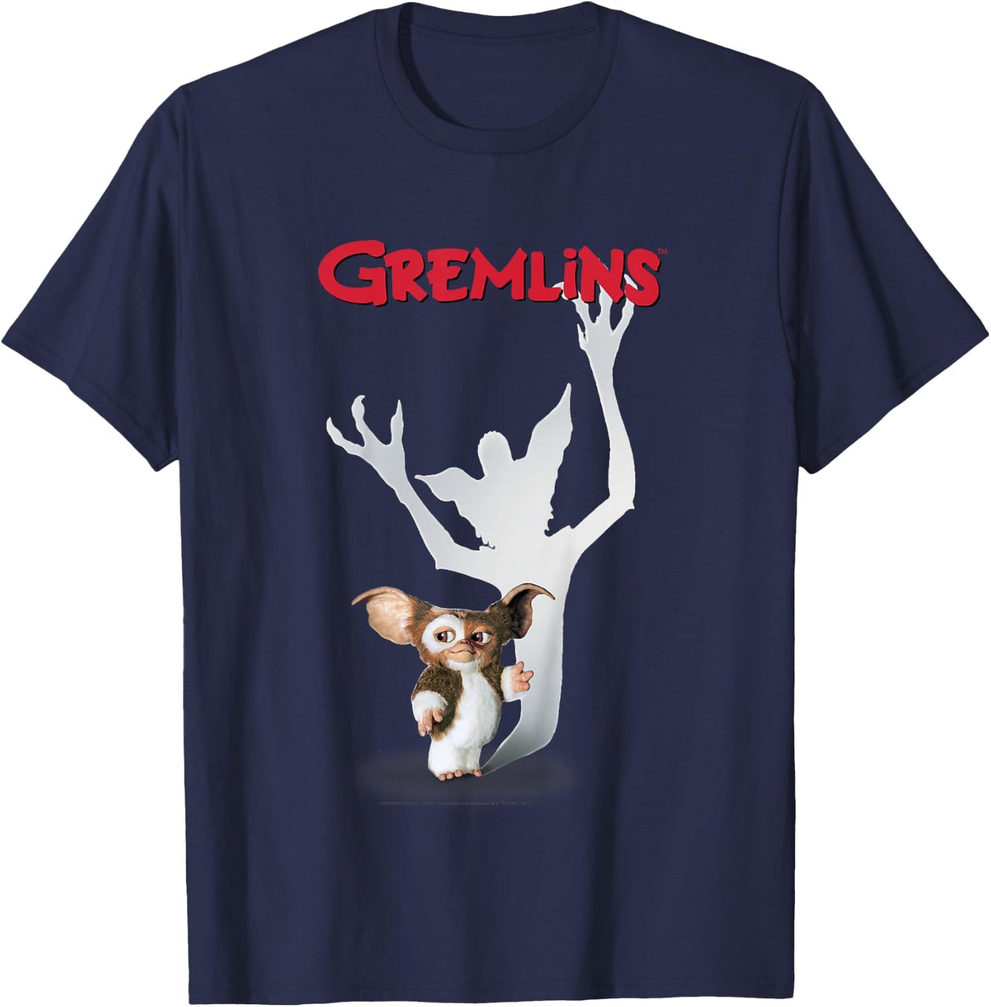 Kids Gremlins Gizmo Classic Poster T-Shirt - T-Shirt | Navy