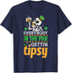 Everybody In The Pub Getting Tipsy St Patrick's Day T-Shirt - T-Shirt | Navy