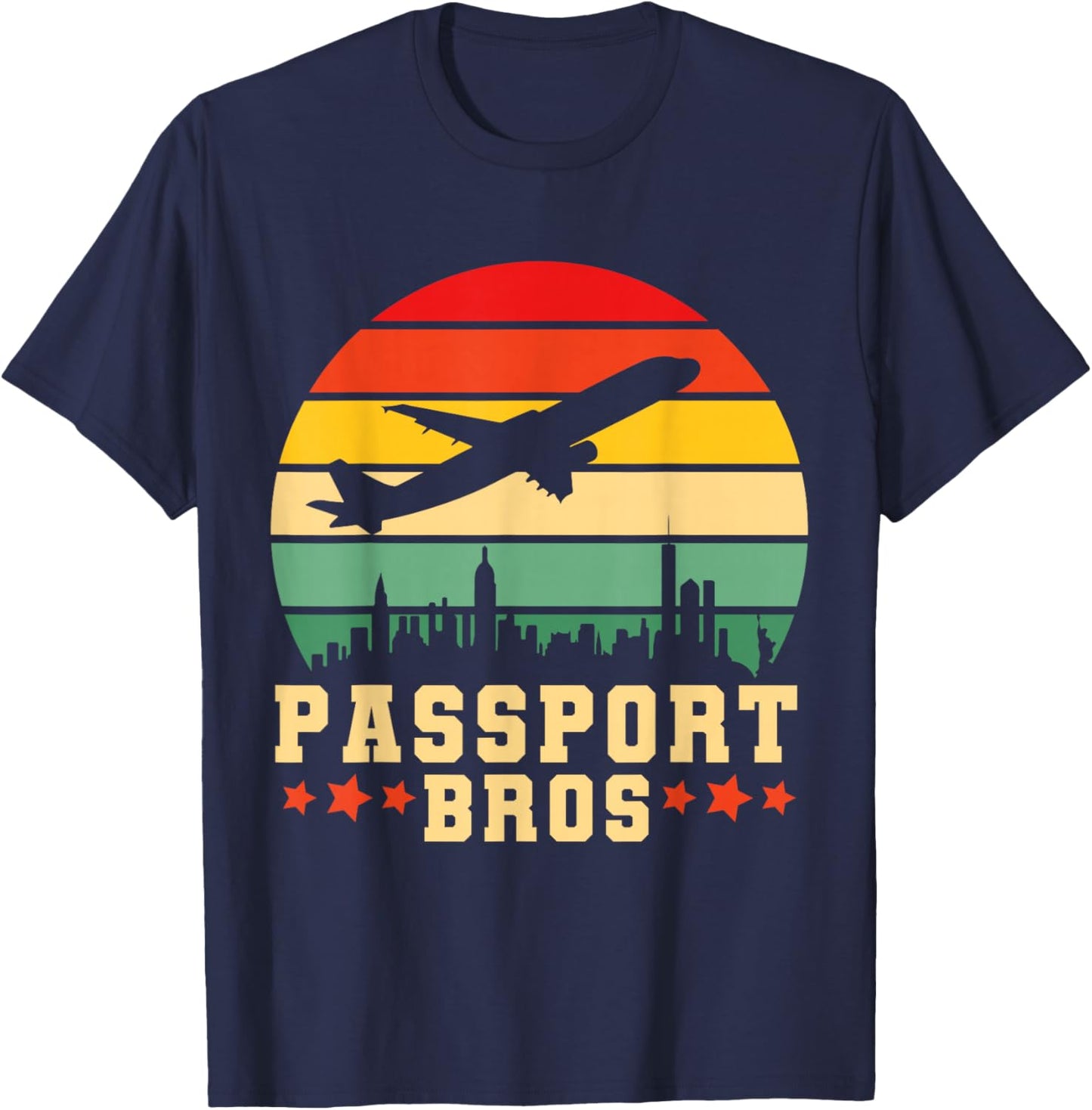 Find Love Abroad Modern Dating Meme Passport Bros T-Shirt - T-Shirt | Navy