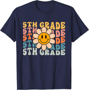 In My Fifth Grade Era Back To School 5th Grade Teacher Team Men Women Girls Kids T-Shirt - T-Shirt | Navy