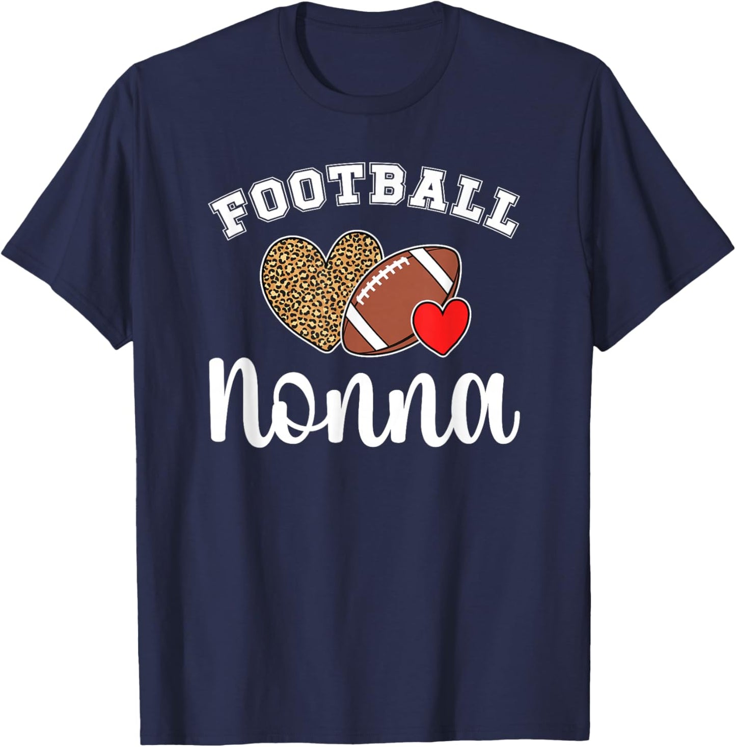 Football Nonna Grandma Nonna Of A Football Player Nonna T-Shirt - T-Shirt | Navy