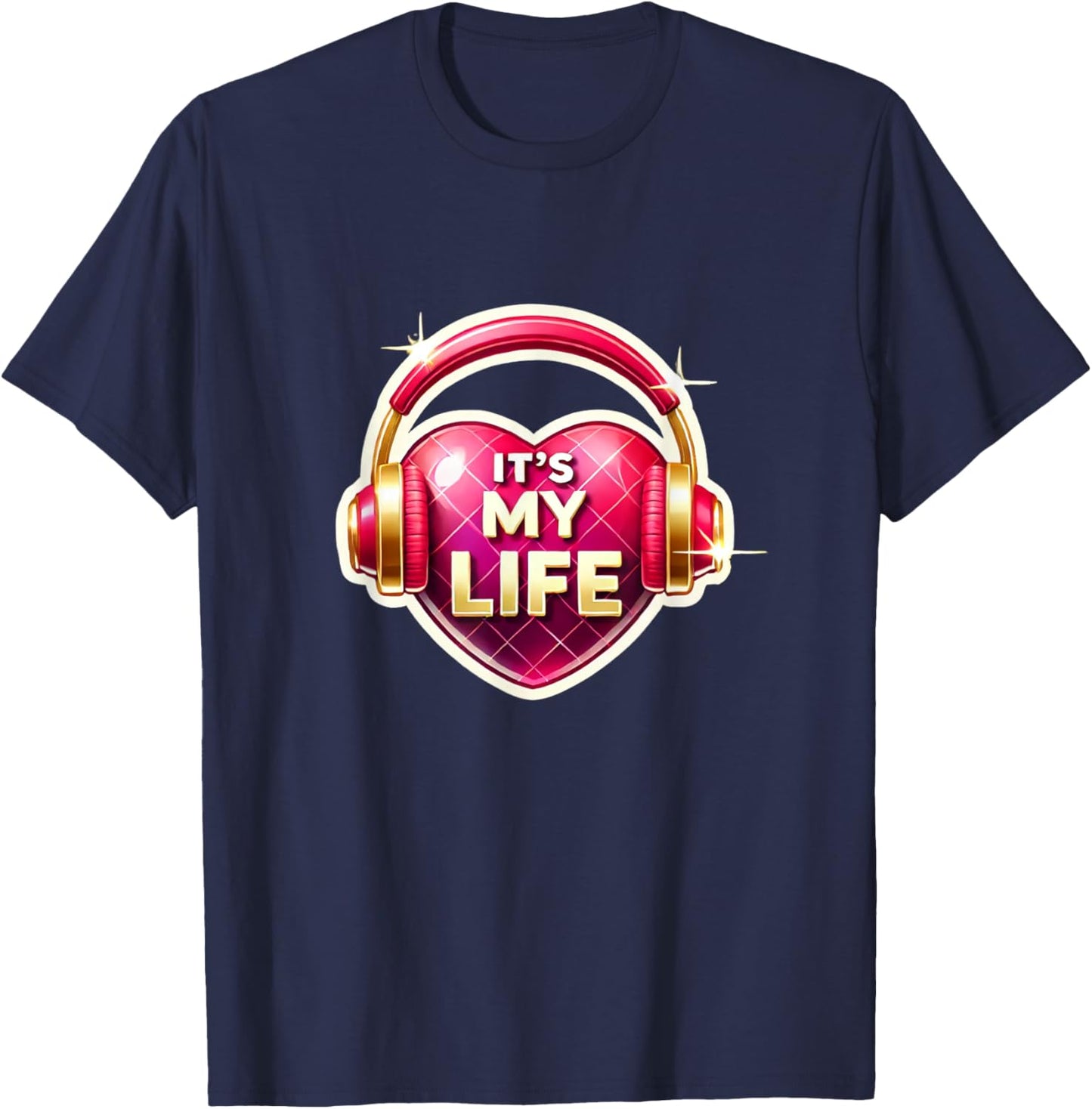 & Juliet My Life Musical Theatre Heart Musicals T-Shirt - T-Shirt | Navy