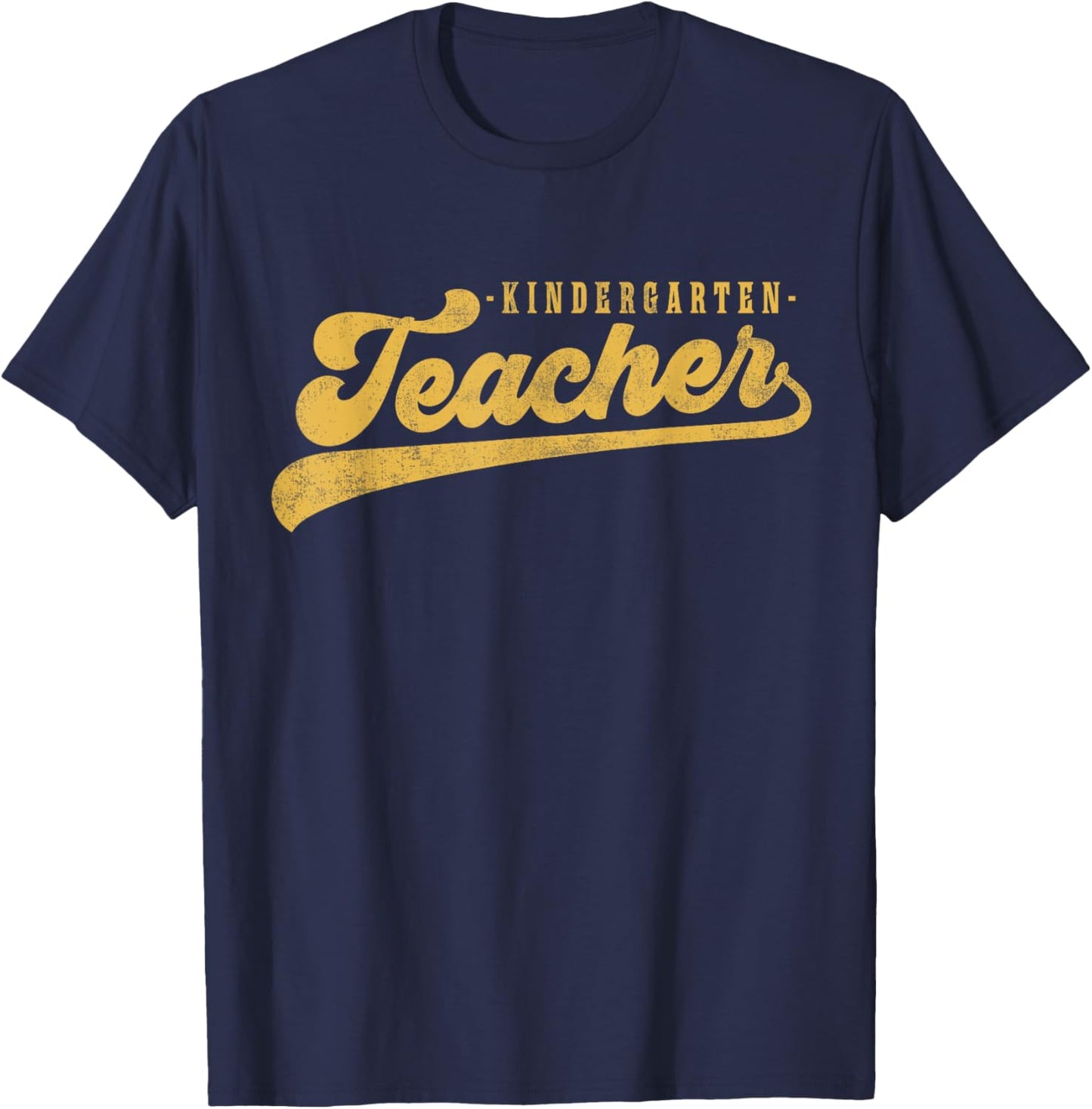 Kindergarten Teacher Vintage Graphic Kindergarten Teacher Women T-Shirt - T-Shirt | Navy