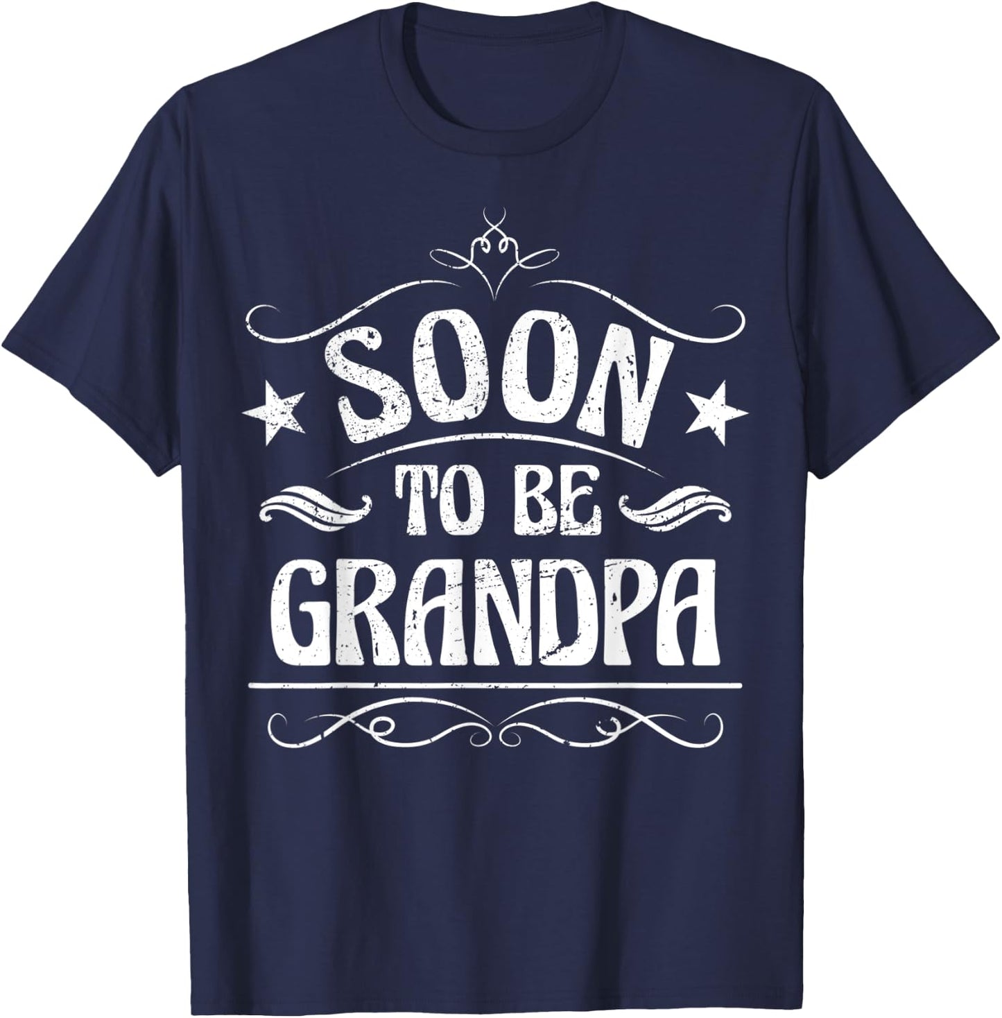 Soon To Be Grandpa T-Shirt - T-Shirt | Navy
