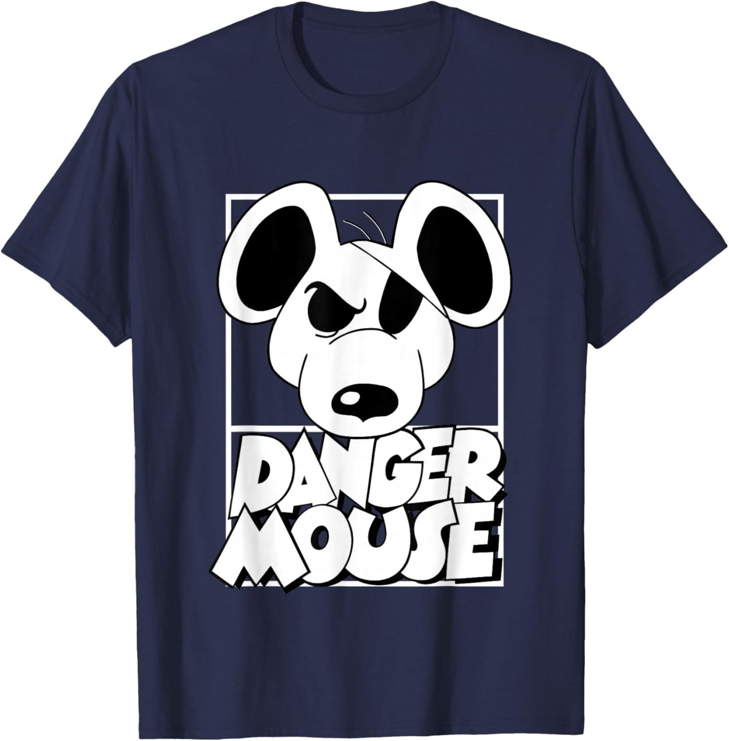 Danger Mouse Eye Patch T-Shirt - T-Shirt | Navy