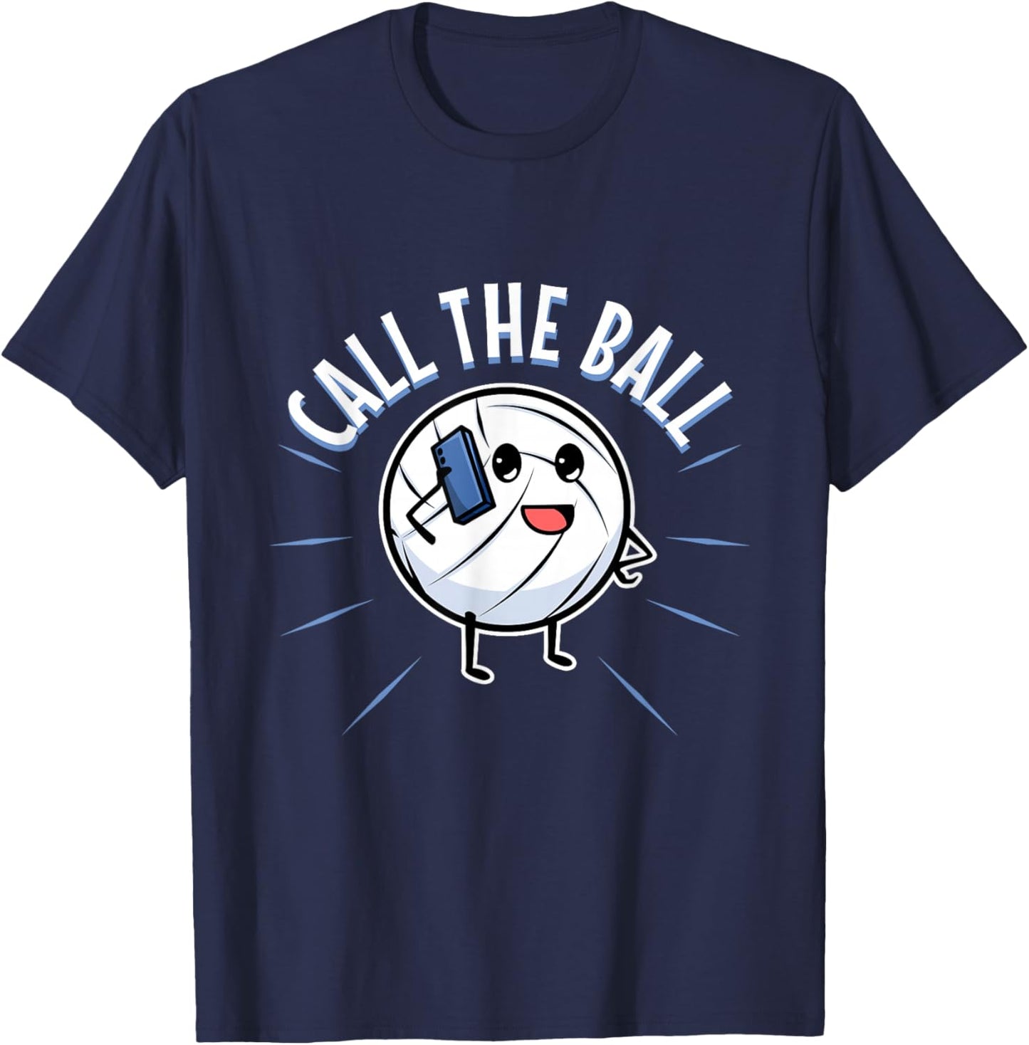 Call the ball volleyball T-Shirt - T-Shirt | Navy