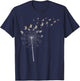 Tricolor Corgi Dandelion Funny Men Women Lover T-Shirt - T-Shirt | Navy