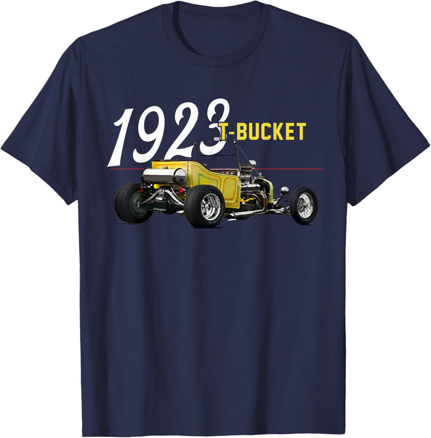 1923 23 T-Bucket Blown Hot Rod T-Shirt - T-Shirt | Navy