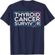 Survivor Thyroid Cancer T-Shirt - T-Shirt | Navy