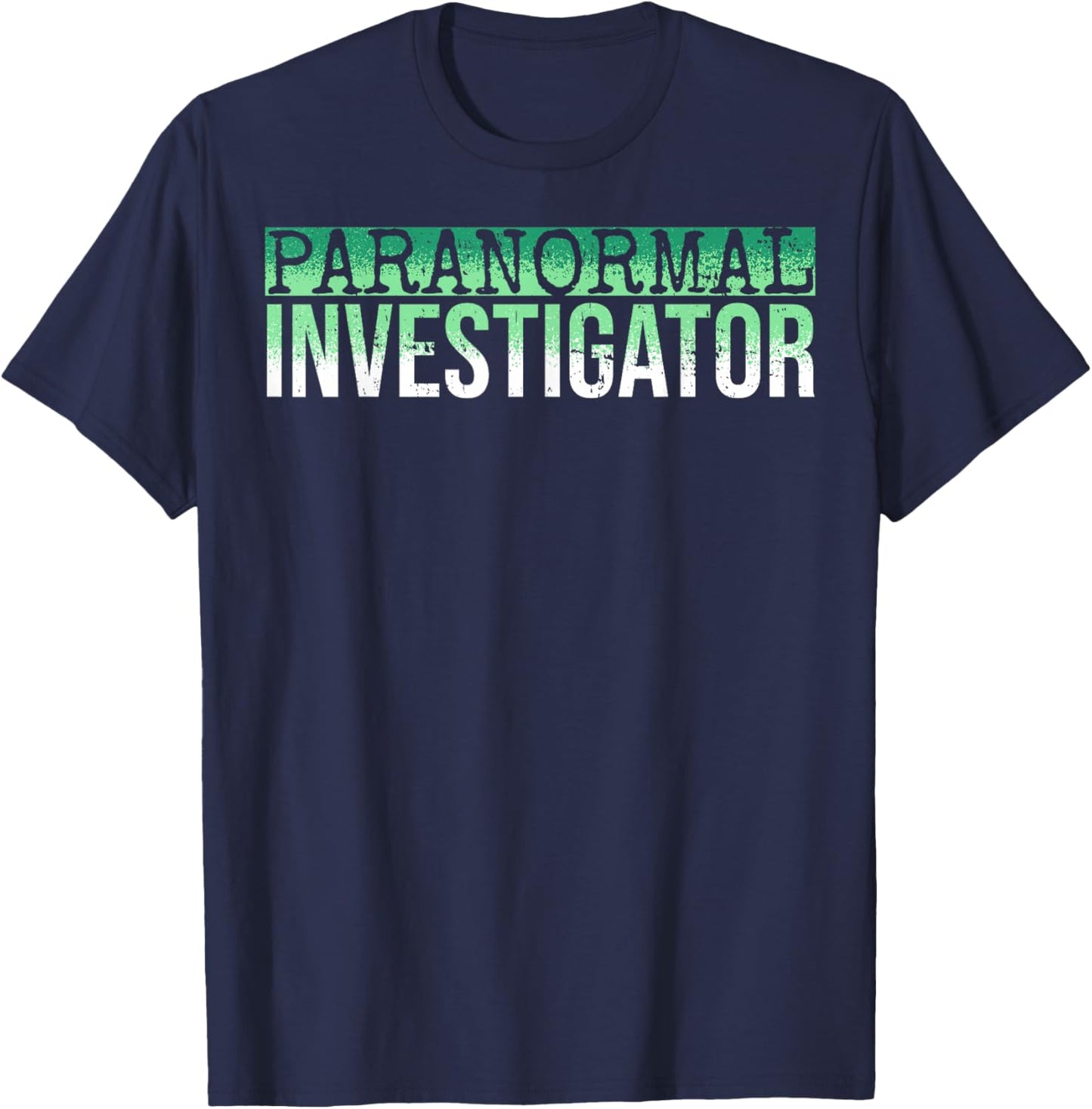 Paranormal Investigator Halloween Costume for Ghost Hunter T-Shirt - T-Shirt | Navy