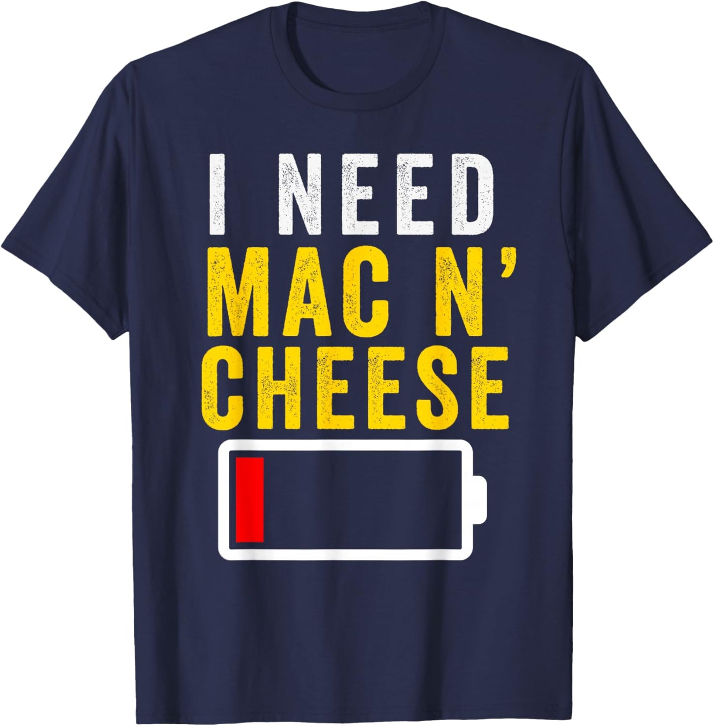 Mac n Cheese Kids Boys Girls Macaroni and Cheese Men Women T-Shirt - T-Shirt | Navy