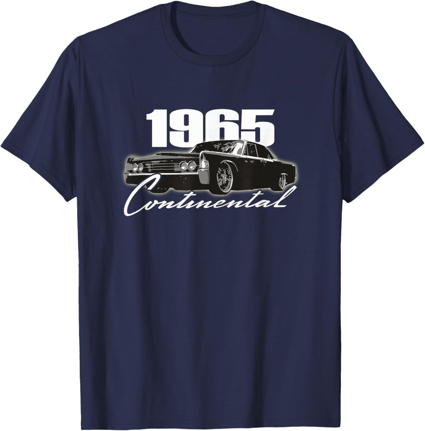 1965 Lincoln Continental T-Shirt - T-Shirt | Navy
