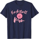 Basketball Mom Cute Mothers Day Sports Mama Mommy Women T-Shirt - T-Shirt | Navy