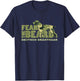 Fear the Beard - Camo Deutsch Drahthaar Hunting Dog Women Kids T-Shirt - T-Shirt | Navy