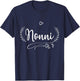 Nonni Women Nonni Gifts for Grandma Birthday T-Shirt - T-Shirt | Navy