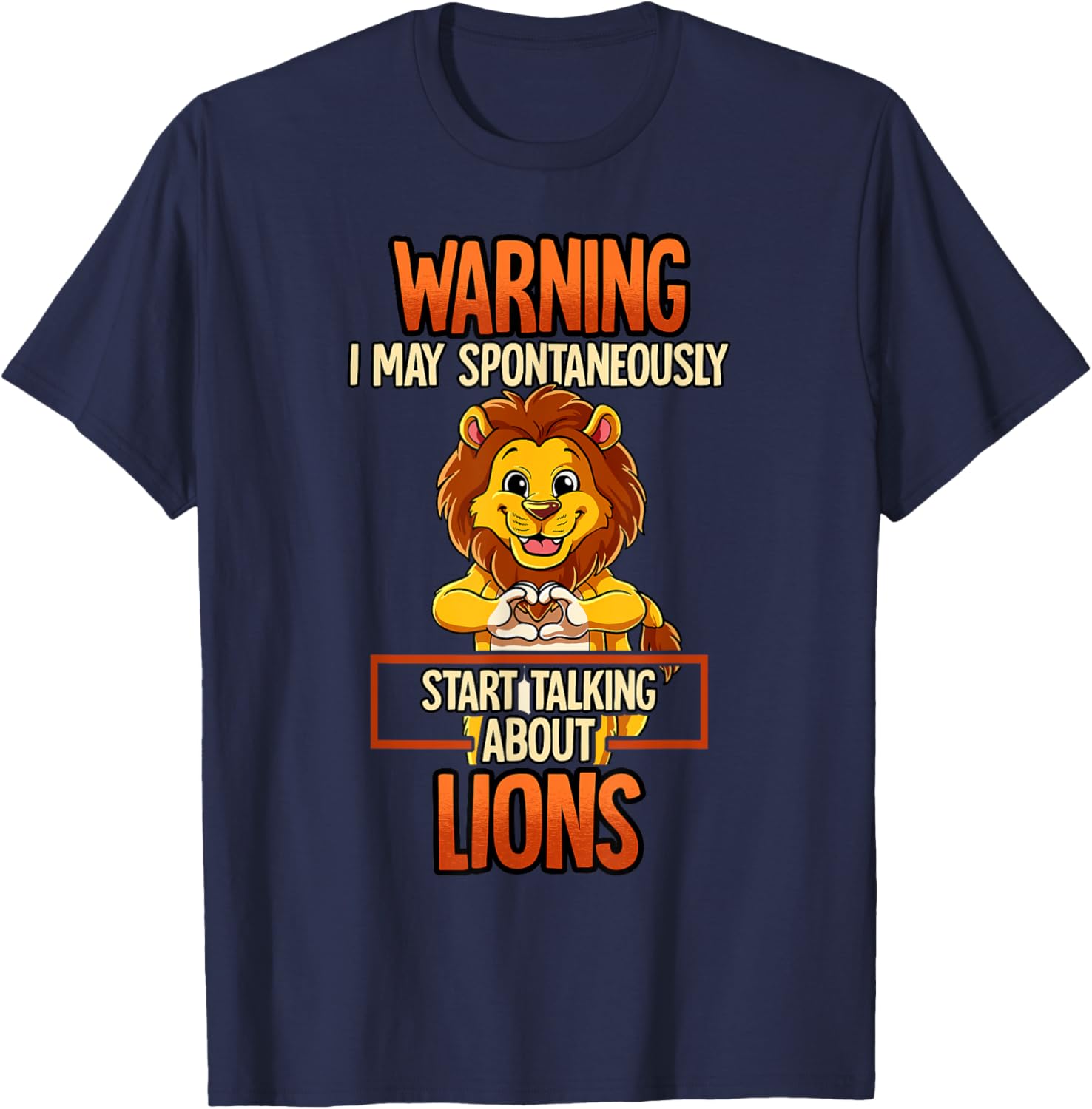 Lion T-Shirt - T-Shirt | Navy