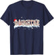 Daughter Christmas Tree Cake Baker Santa Family Group T-Shirt - T-Shirt | Navy