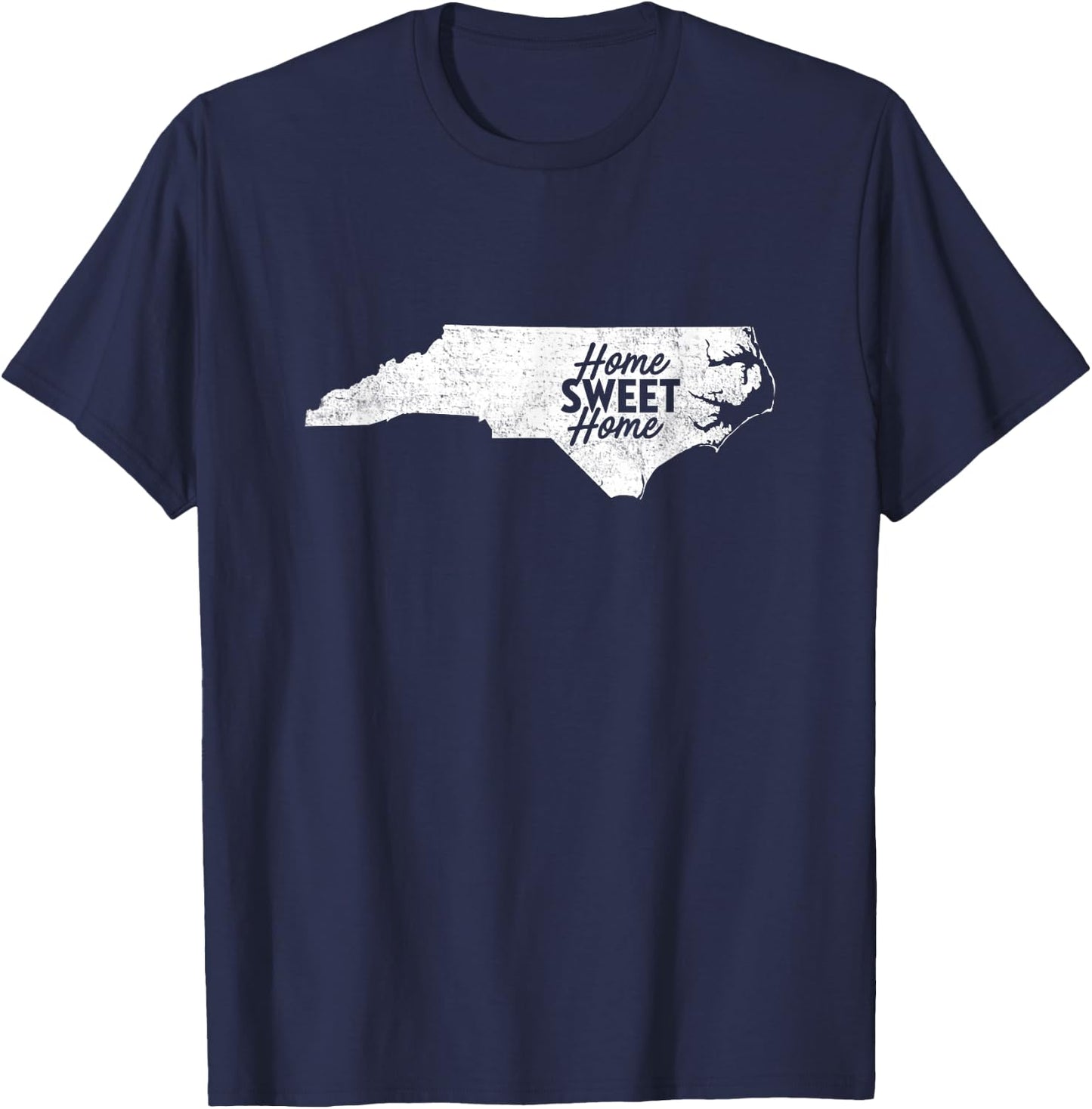 Home Sweet Home Shirt - North Carolina Shirt NC T-Shirt - T-Shirt | Navy