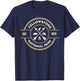 Vintage Retro Yellowstone National Park Hiking T-Shirt - T-Shirt | Navy
