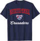 Manchester Memorial High School Crusaders C3 T-Shirt - T-Shirt | Navy