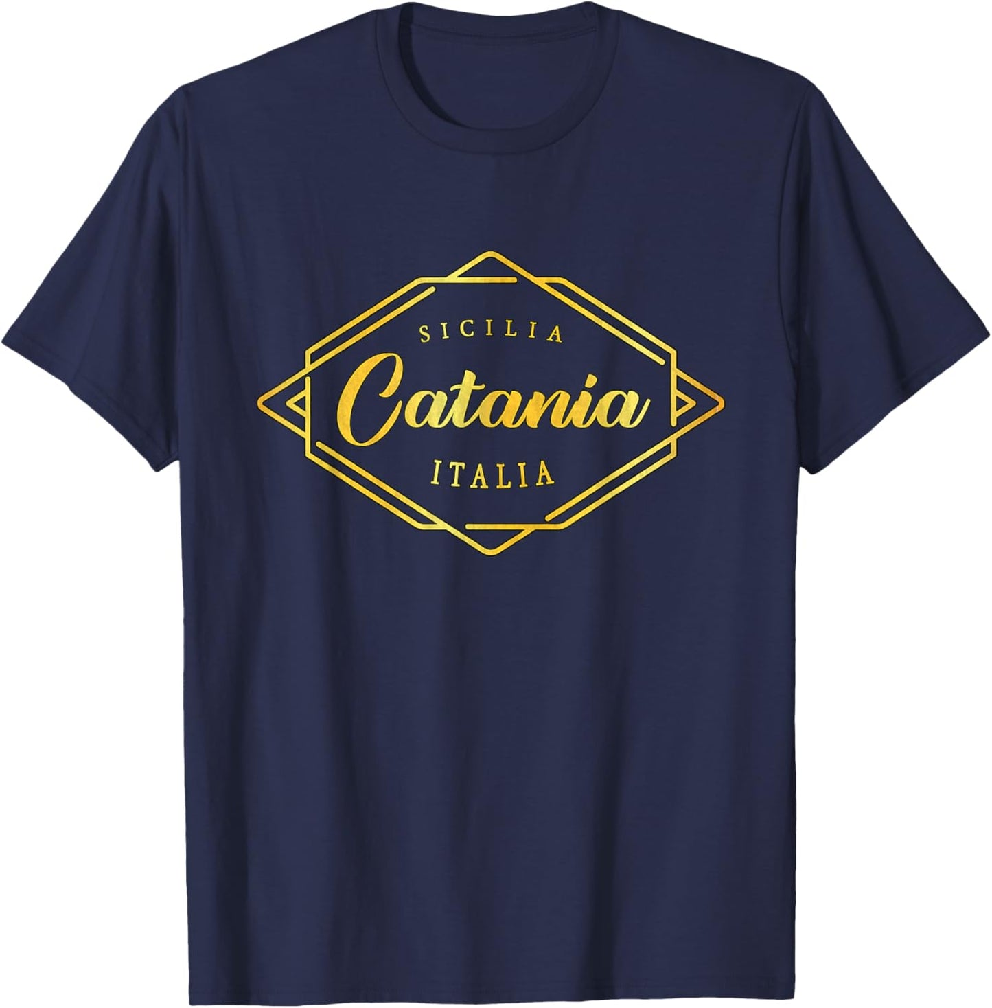 Catania Italia - Catania Italien Style - Catania Sizilien T-Shirt - T-Shirt | Navy