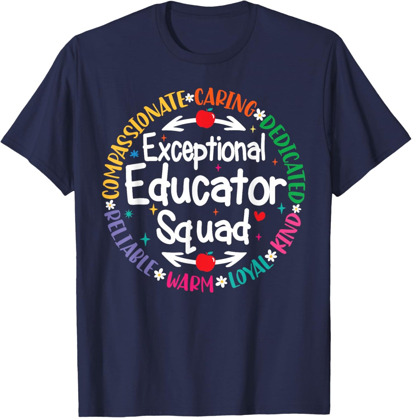 Exceptional Education Squad ESE SPED Ed Special Teacher Team Men Women Kids T-Shirt - T-Shirt | Navy