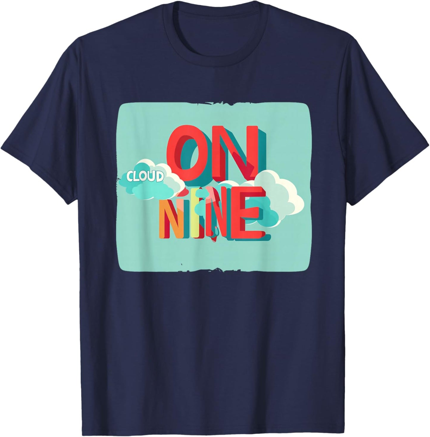 On Cloud Nine Statement for Boys and Girls T-Shirt - T-Shirt | Navy
