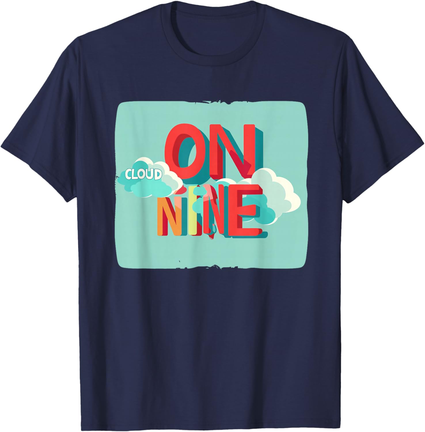 On Cloud Nine Statement for Boys and Girls T-Shirt - T-Shirt | Navy