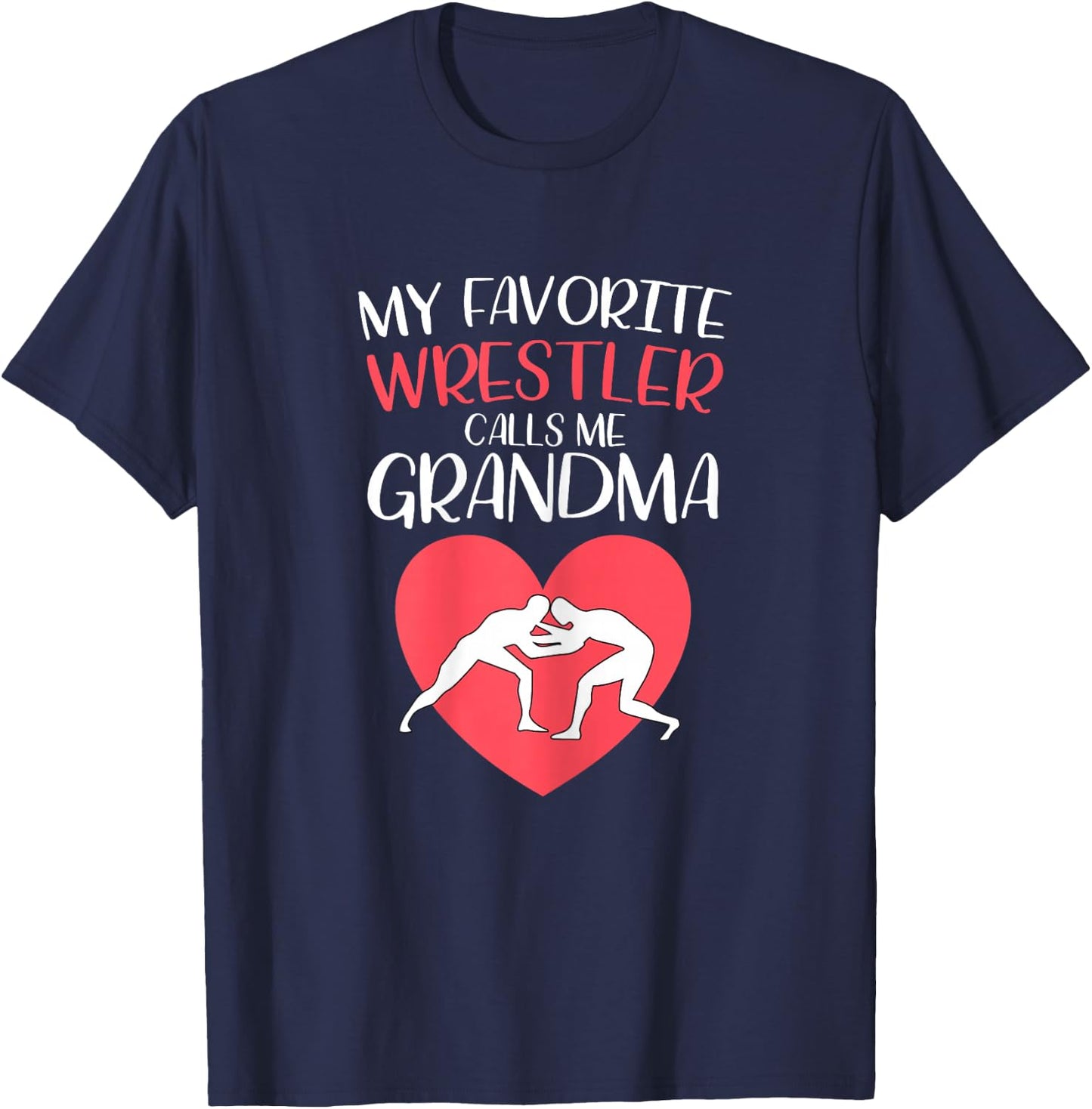 Funny Wrestling Grandma T-Shirt - T-Shirt | Navy