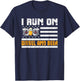 Funny Diesel Motorsport Motorcycle I Run On Diesel and Beer T-Shirt - T-Shirt | Navy